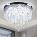 Luxury Modern LED Ceiling Light Fixture High-End Crystal Chandelier for Bedroom & Room Decor Pendant Chandeliers & Lamp