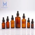 Customized Amber 5ml 10ml 15ml 20ml 30ml 50ml 100ml Glass Essential Oil Bottle with Dropper