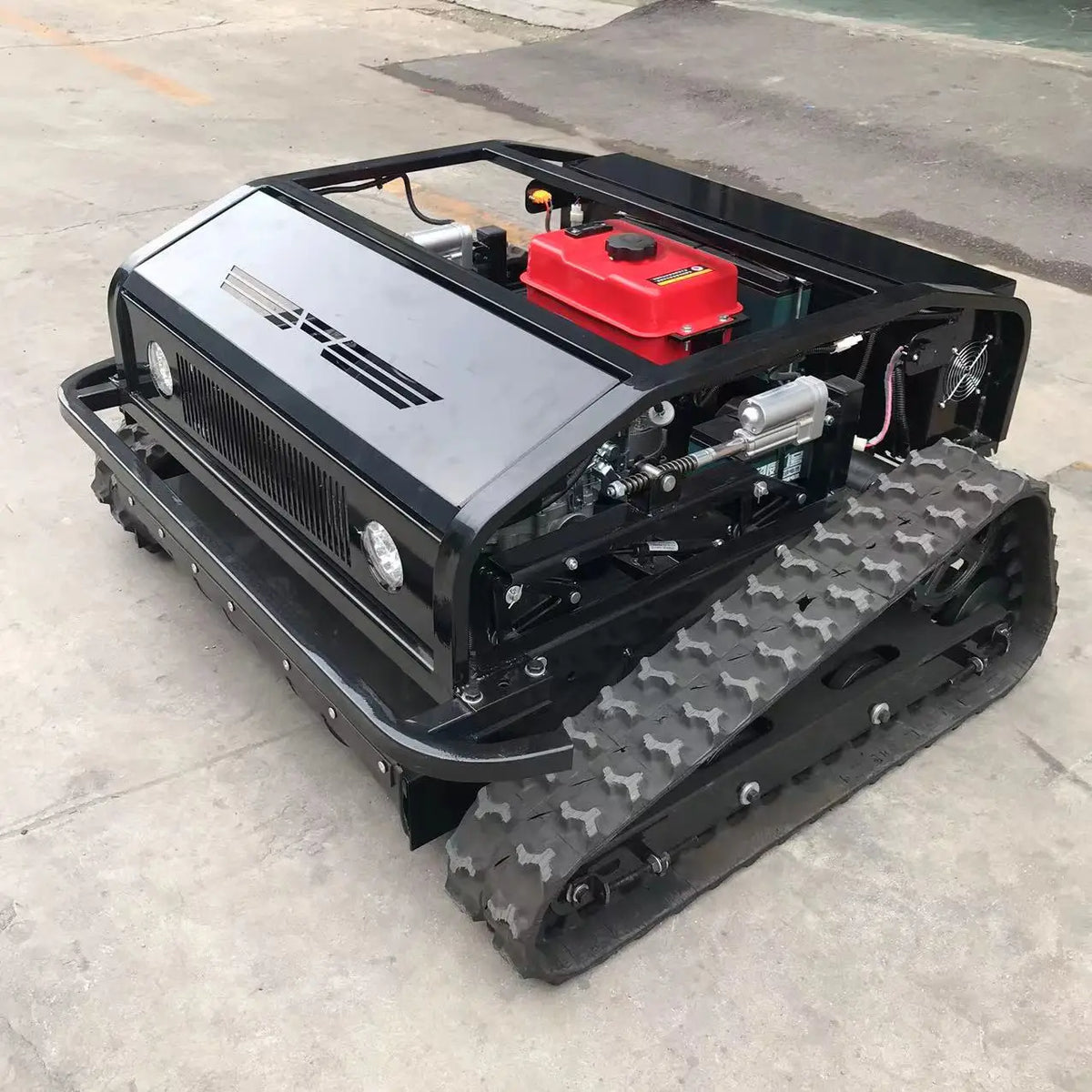 RC Grass Cutting Machine Crawler Brush Cutter Lawn Mower Electric Remote Control MegaBDM