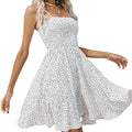 _ New Arrival Ladies Casual Beach Women Clothing Sleeveless Sling Suspender White Summer Dress Bohemian Dress