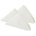 Heavy Duty Black Linen Napkins Set of 12 21x21 Inch Thick Washable Cloth Napkins for Restaurant Catering