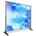 8*8 8*10 Heavy Duty Adjustable Portable Backdrop Step and Repeat Banner Stand Retractable Banner Large Format Banner Stand