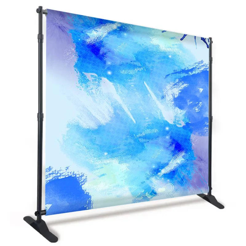 8*8 8*10 Heavy Duty Adjustable Portable Backdrop Step and Repeat Banner Stand Retractable Banner Large Format Banner Stand