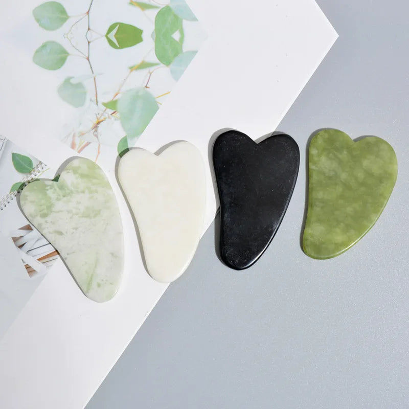 2026 Logo Customized Face Massager Tool Xiuyan Jade gua sha For Face