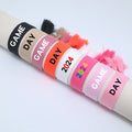 Custom Game Day Embroidery Personalized College School Team Tassel Bracelets Woven Letters Bracelet