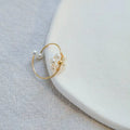 Handmade 14k Gold Filled Fine Jewelry Trendy 3-4mm Freshwater Pearl Wedding Rings for Parties and Engagements
