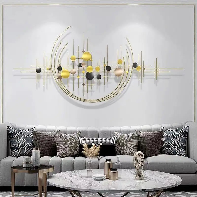 150X68cm Luxury Iron Wall Designs Home Decoration for Background Wall Arts Crafts for Living Room