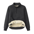Men's High Quality Custom Cotton 1/4 Zip Half Zip Neck Pullover Quarter Fashion Crewneck Plain Sweatshirts