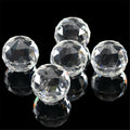Cut Glass Crystal Ball Suncatcher Austrian Faceted Prism Sphere Lamp Hanger Decor