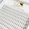 Heat Boned Fans Premade 6d 7d 8d Volume Fans Superroots Large Tray 10d 0.05 Pointy Base Fan Eyelashes