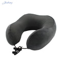 U-shaped Memory Foam Pillow for Comfortable Cervical Vertebrae Adjustable Slow Rebound Aircraft Neck Pillow for Travel