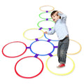 Factory Direct 10-Piece Pack of Round Hopscotch Ring Outdoor Fitness Training Sports & Entertainment Toys