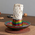 Custom Speckled Palo Santo Holder Natural Incense Sticks Wooden Smudging Stick White Sage Palo Santo Incense Stick Holder LOGO
