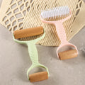 Manjia Pastry Pizza Roller Children's Double-Headed Plastic Handle Wooden Rolling Pin Flour Stick Baking Tool
