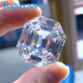 218ct 29.5*32.8mm White Color Asscher Shape Portuguese Diamond Cubic Zirconia Loose Stone Cz Stone
