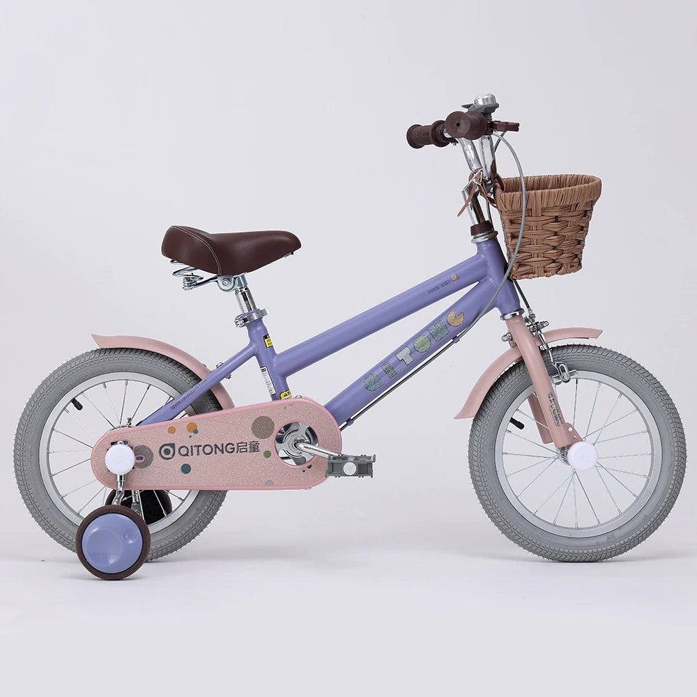 Hot Sale Wholesale Training Wheels Kids Bike Beautiful Girls 14 16 18 Inch Children's Bicycle With Basket for Age 3-12 Years