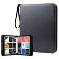 Junmei Hot Selling 9-Pocket PU Leather Zipper Binder 900 Slots for Pokemon Card Album Photo Binder