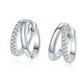 Elegant and Luxurious S925 Silver Moissanite Earrings