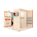 Portable 10x10 Aluminum Clothing Exhibition Booth Display Custom Print Trade Show Booth