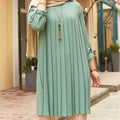 Mid-length Floral Tops Pleated Set Fashion Ethnic Clothing Muslim Clothing and Accessories India Pakistan Clothing