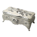 Wholesale Embossed Alloy Metal 18 Note Mini Music Box with Sankyo Movement Wind-Up for Christmas/Birthday/Valentine's Day