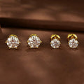 Non Tarnish Jewelry Fashion Earring Trend Western Mothers Day Gifts Moissanite Sterling Silver Vintage Earrings for Women