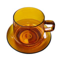 Custom Ins Style Single Layer Cup High Borosilicate Glass Amber Coffee Mug