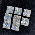 Wuzhou Factory Wholesale Moissanite Diamond Fancy Cut Def Color Princess Cut Loose Moissanite Stones for Jewelry Making