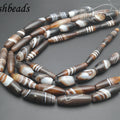 Wholesale Good Quality Natural DZI Beads Trendy Drum Barrel Shape Loose Beads for Jewelry Women Men Necklace Bracelet Making