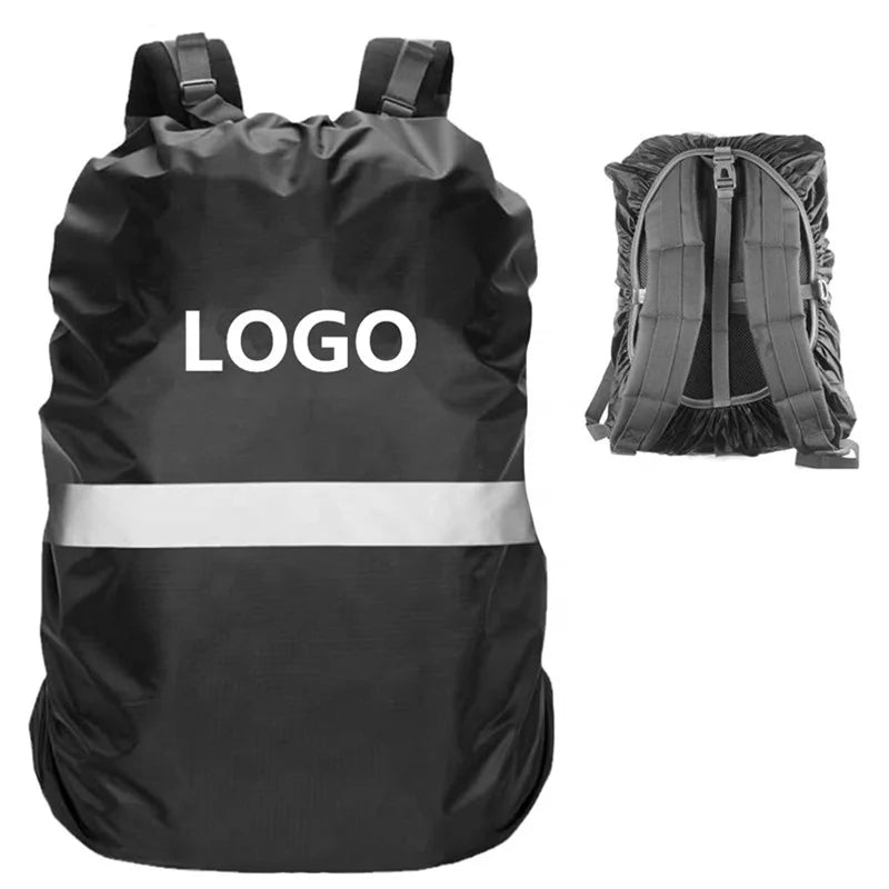 Wholesale Reflective Waterproof Backpack Rain Cover Custom Logo Rucksack Cover