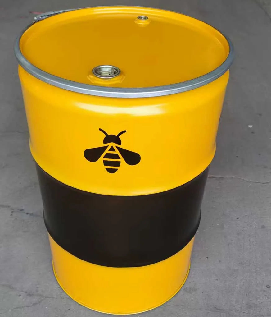 200L Open Head Steel Drum/Barrel with Internal Coating 55-Gallon Capacity for Hony and Jam