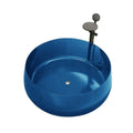 Wholesale Transparent Artificial Stone Bathtub Round Resin Stone Freestanding Bathtub With Drainer