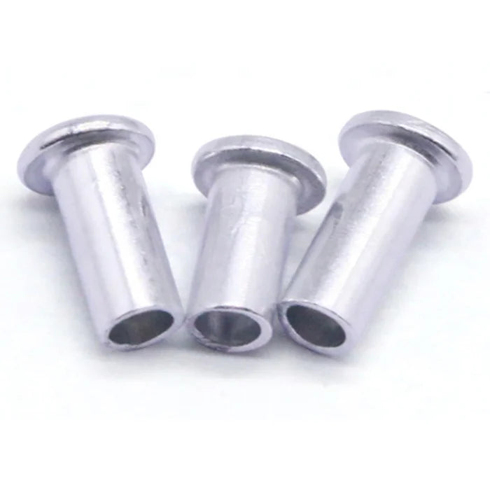 Factory Direct M3 Aluminum Flat Head Semi Tubular Rivets for LED Light Fastening Quick & Easy Installation