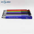 Customized Logo Office Supplies Stylo Multi Function 3 In1 Mobile Phone Stand Holder Active Stylus Screen Pen