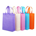 Custom Cotton Canvas Striped Reusable Waterproof Tote Shopping Bag with Heat Sealed Closure