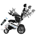 2025 Full Automatic Reclining Folding Wheel Chair Cheap Foldable Portable Lightweight Electric Wheelchair for Disabled