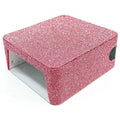 Suppliers Nail UV LED Lamp Wireless Rechargeable Pink Diamond Nail Polish Drying Lamp Fast Curing UV Gel Nail Lamp With Crystal