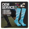 Hot Selling Men's Compression Football Nylon Sports Socks Custom Logo Basketball Custom Cycling Socks