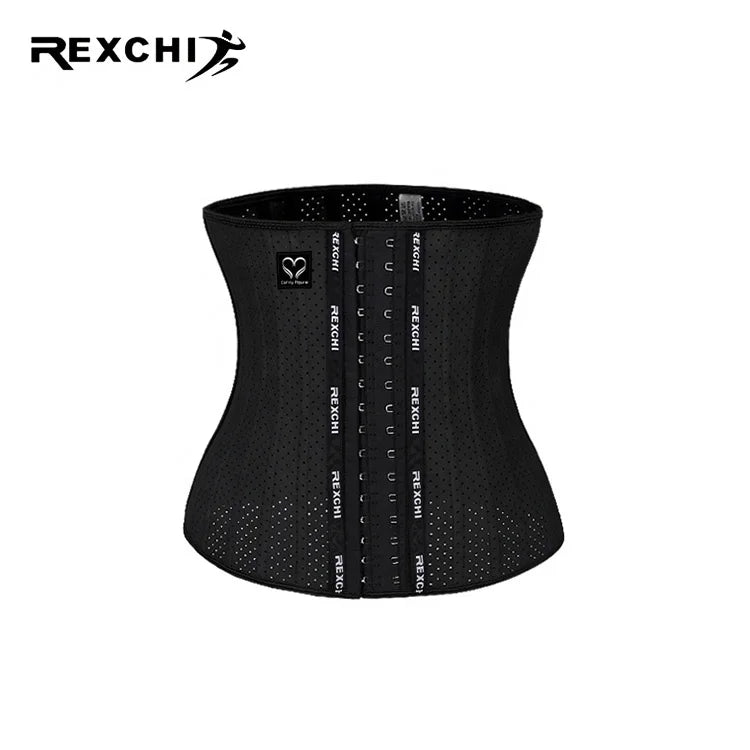 REXCHI HY05 Fashion Gym Adjustable Waist Trainer Sports Waist Back Brace Elastic Back Lumbar Waist Belt Support