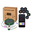 Solar Camping Tent Light Rechargeable Outdoor Portable APP Control Camping Luminous Smart LED String Light Decoration