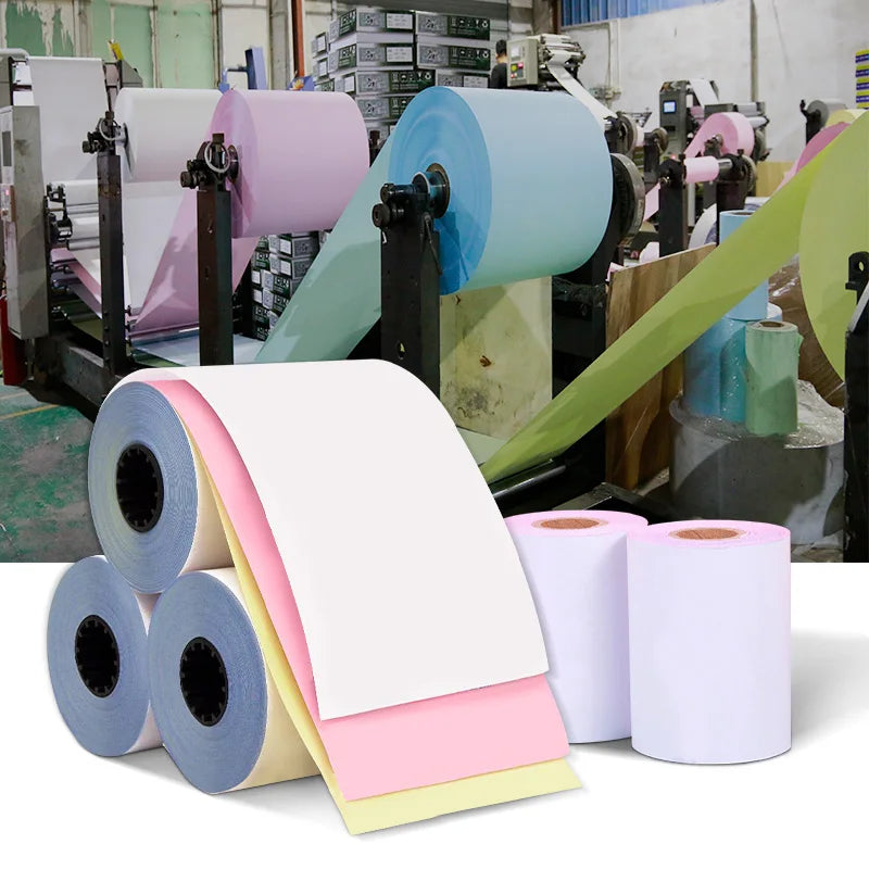 Premium Quality 3 Ply Continuous Carbonless Computer Paper NCR Printing Paper Sheets Form