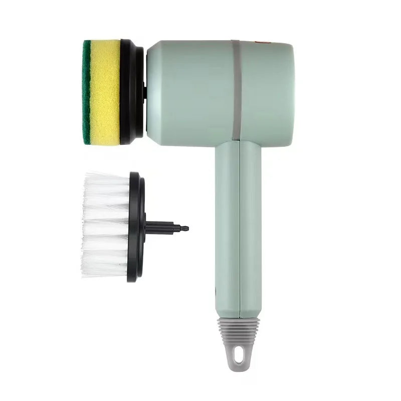 Multifunction Kitchen Household Power Electric Spin Scrubber Cordless Rotating Speeds Electric Cleaning Brush Scrubber