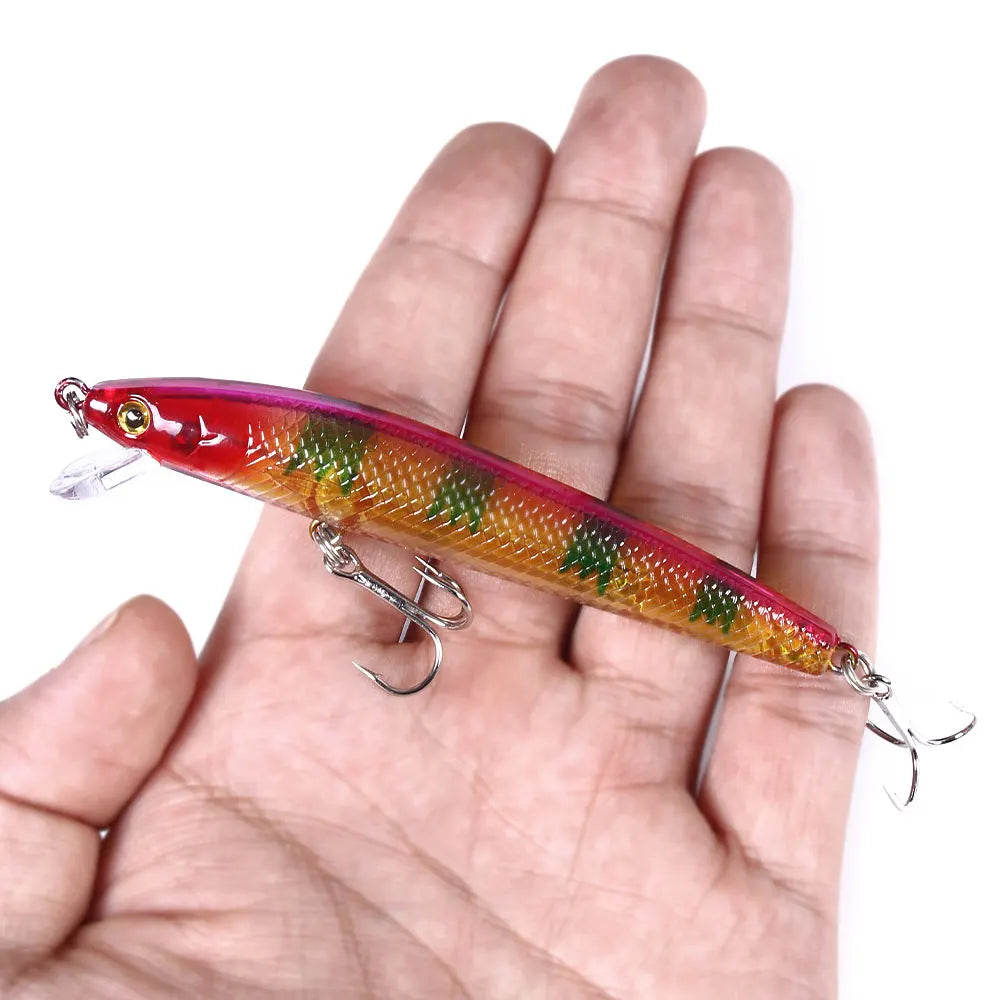 Wholesale 10.5CM 15.4G Wholesale Price Shot Fishing Hard Minnow Lure Bait  Artificial Hard Bait Lure for Bass