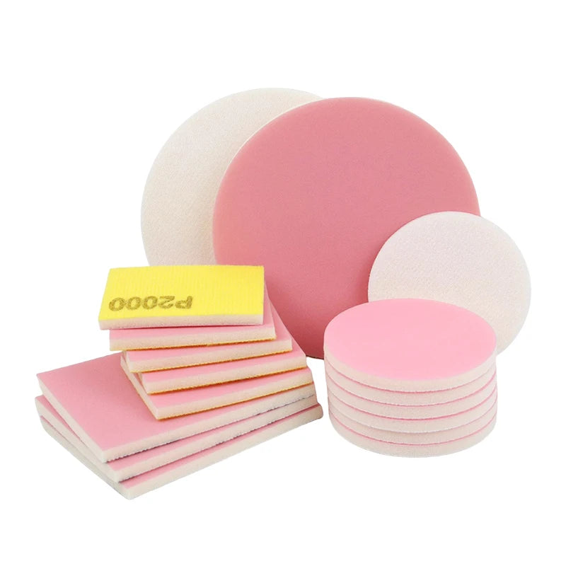 Drywall Foam Sandpaper Flexible Abrasive Sponge Sandings Block 3000grit Polishing Pad for Cardoor Furniture Cabinet Handles