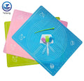 4 in 1 Dishwasher Safe Kitchen Silicone Baking Pastry Tools Eco-Friendly Reusable Non-stick Kneading Dough Mat & Brush Set