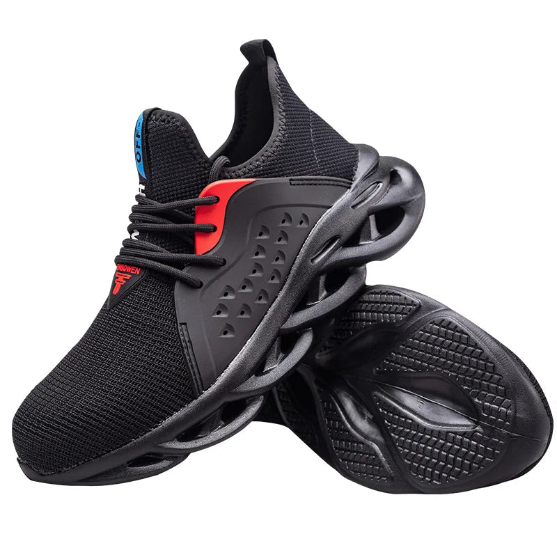 China Factory Seller Men's Sneaker Safety Shoes Breathable Canvas Upper for Office Use in Summer and Autumn
