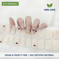 Kikilee Custom 3D Gel Nail Stickers Non-Toxic Long Lasting Semi-Cured HEMA Free Waterproof Self-Adhesive Autumn Nail Art