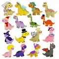 Cute Dinosaur Embroidery Iron on Personalized Decoration Dinosaur Patches