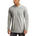 High End Long Sleeve t Shirt Hoodies t Shirt With Hoodie 100% Cotton Hooded Long Sleeve T-shirt