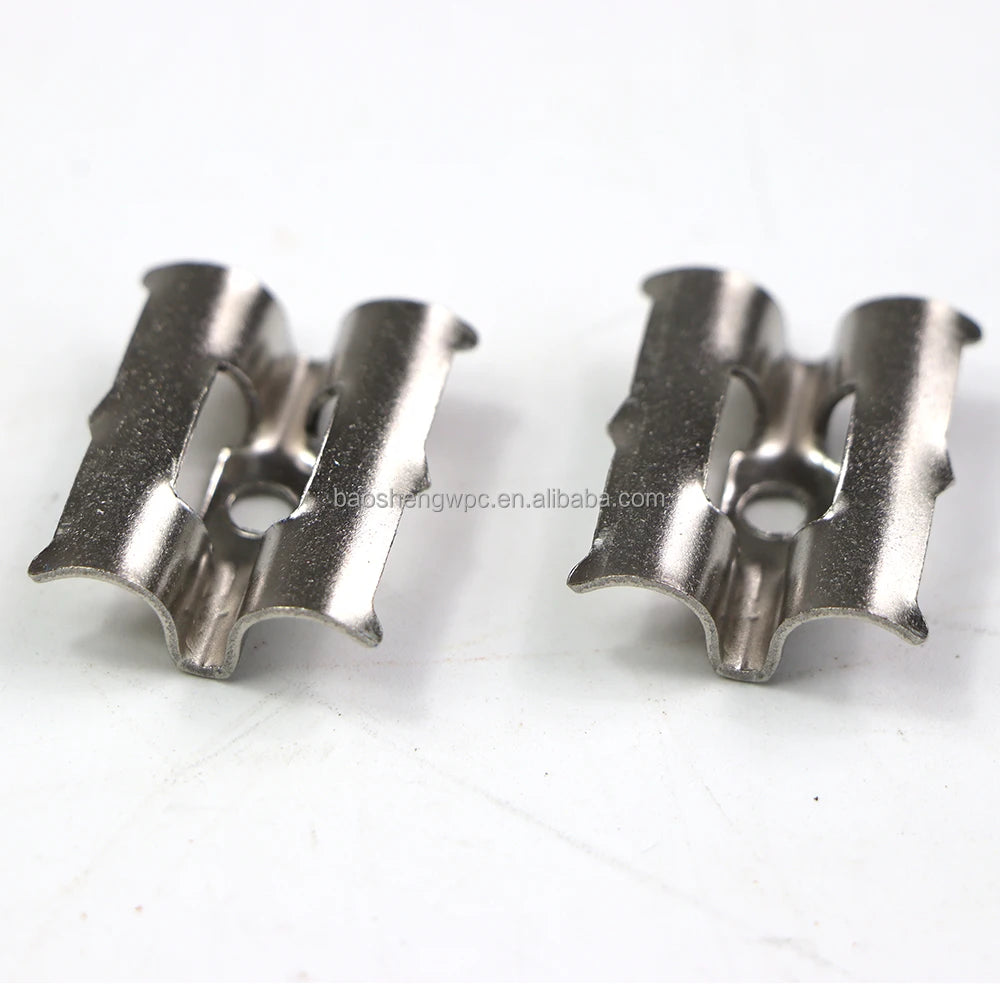 Outdoor Bamboo Wood Flooring Fixing Fasteners Stainless Steel Bamboo Decking Clips